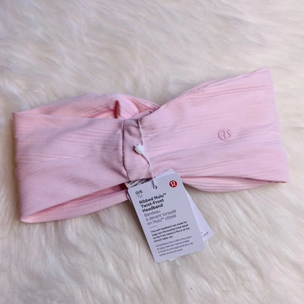 Lululemon Ribbed Nulu Twist Front headband